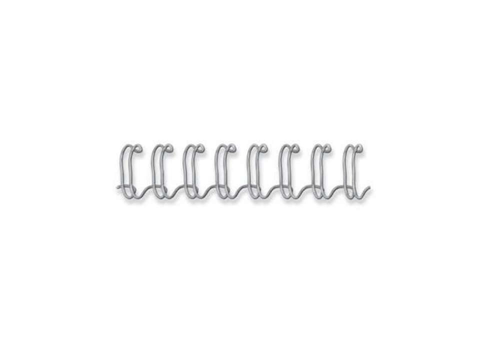 Immagine di Dorsi metallici FELLOWES argento 10 mm - - capacità 61-80 fogli conf.100 - 5327901