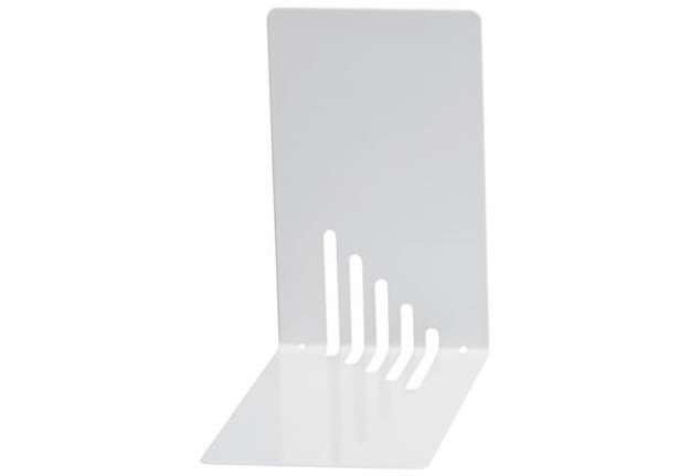 Immagine di Reggilibri MAUL acciaio bianco 140x140x85mm Conf. 2 pezzi - Z710051