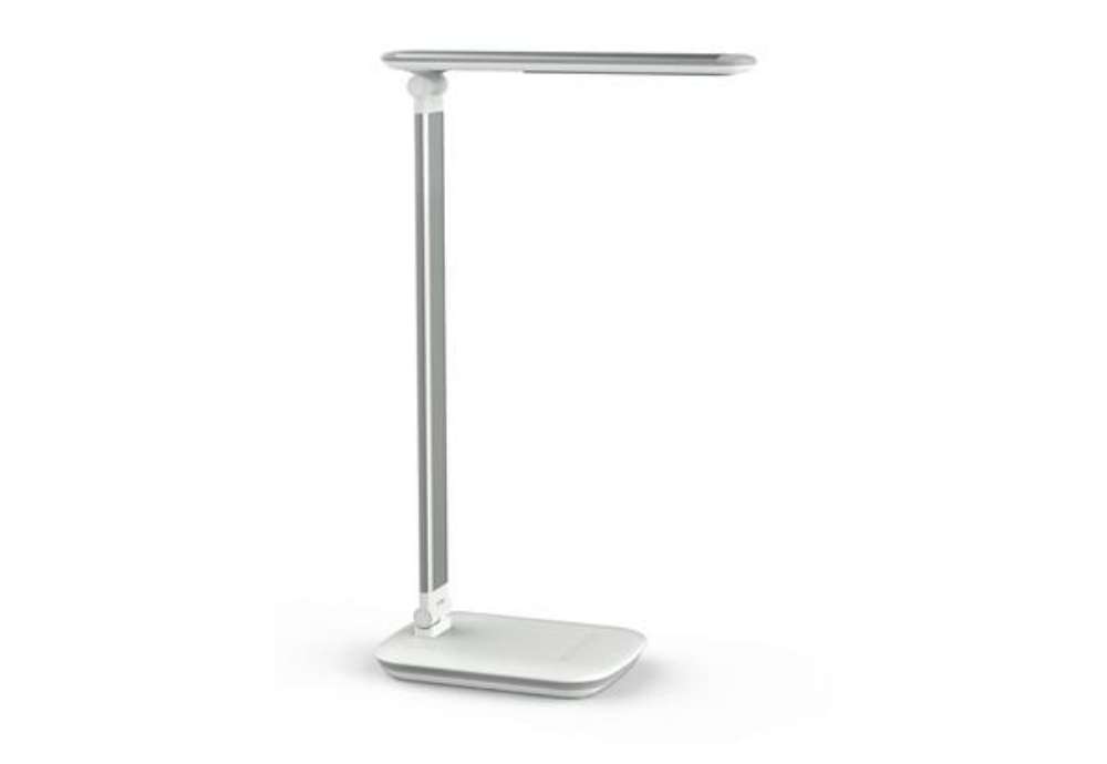 Immagine di Lampada da scrivania MAUL a LED MAULjazzy, dimmerabile alluminio bianco 8 W, 716 Lm, 4000K - Z800041