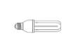 Immagine di Lampadina a basso consumo MAUL attacco E27, 4500 K bianco neutro 1200 lumen, classe energetica ''A''