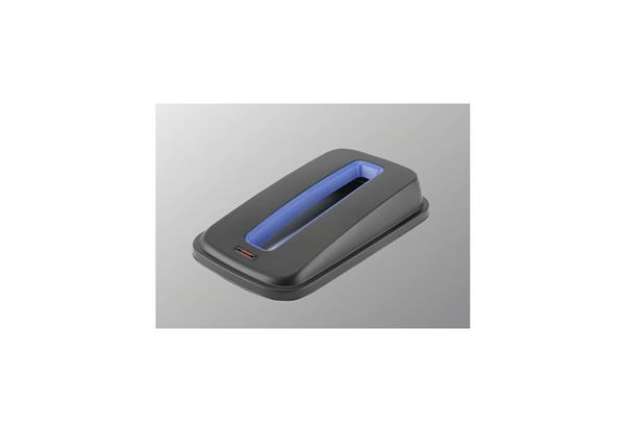 Immagine di Coperchio per contenitori Geo - carta Vileda Professional in PPL nero/blu 137731