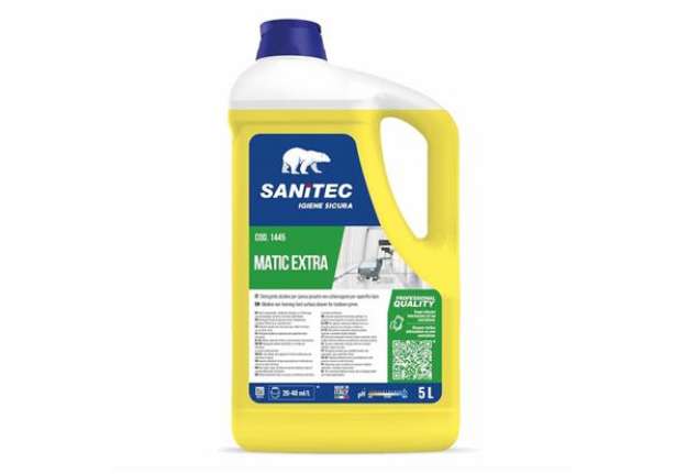 Immagine di Sgrassatore concentrato per pavimenti SANITEC Matic Extra 6 Kg 1445