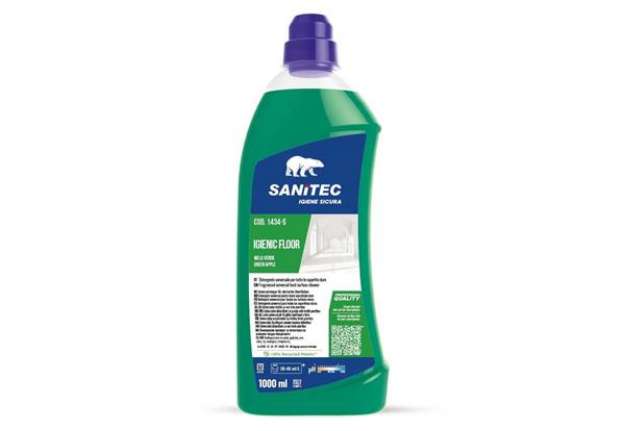 Immagine di Detergente concentrato per pavimenti SANITEC Igenic Floor mela verde e bacche 1 L - 1434-S