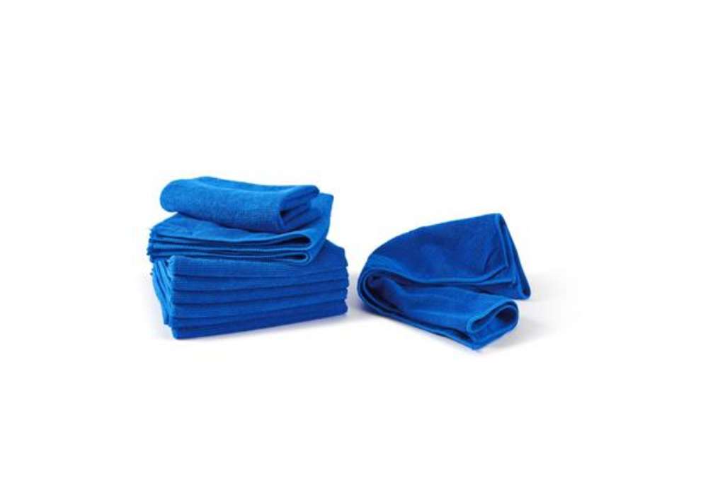 Immagine di Panno microfibra Perfetto factory Ultrega blu conf. 10 pz. - 26602