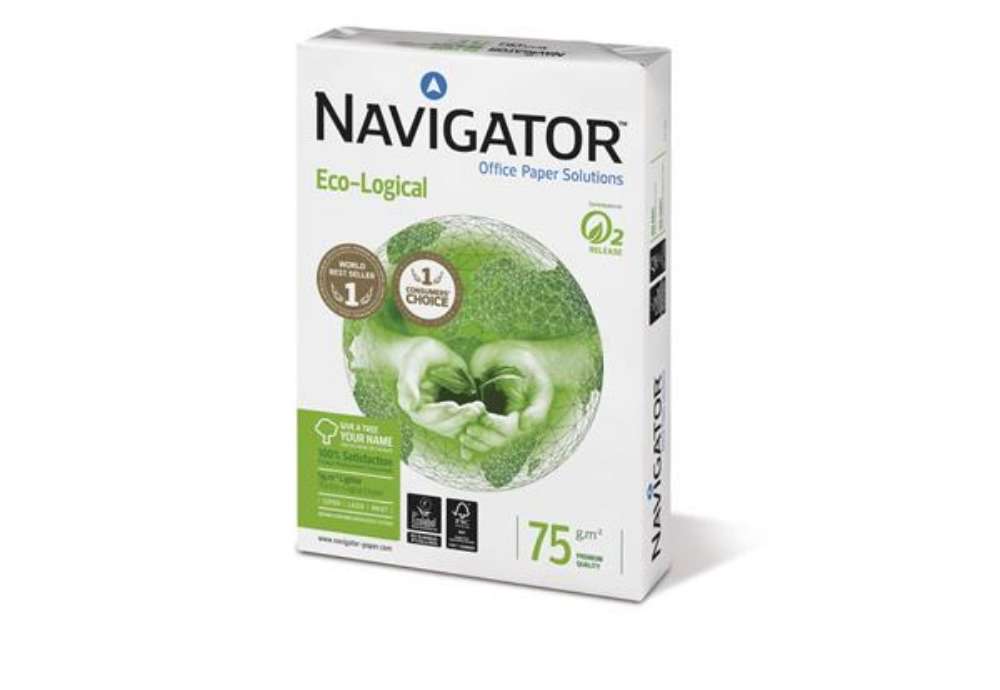 Immagine di Carta per fotocopie A3 Navigator Ecological 75 g/m² Risma da 500 fogli NEC0750095