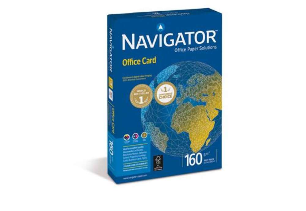 Immagine di Carta per fotocopie A4 Navigator Office Card 160 g/m² Risma da 250 fogli - NOC1600050