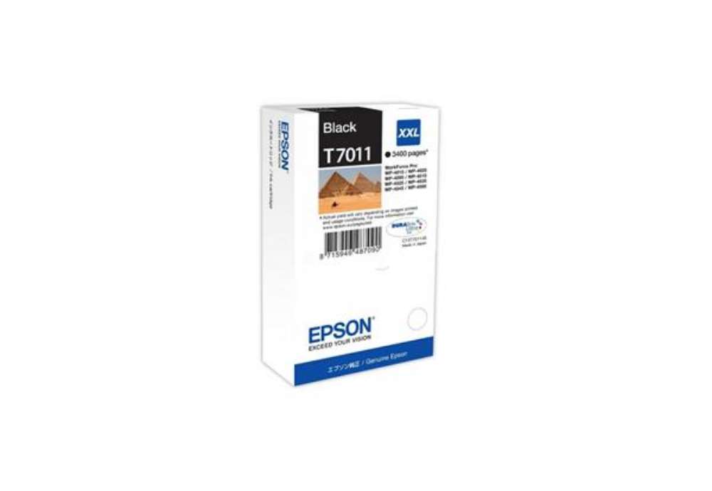 Immagine di Cartuccia inkjet altissima resa ink pigmentato T7011 Epson nero C13T70114010
