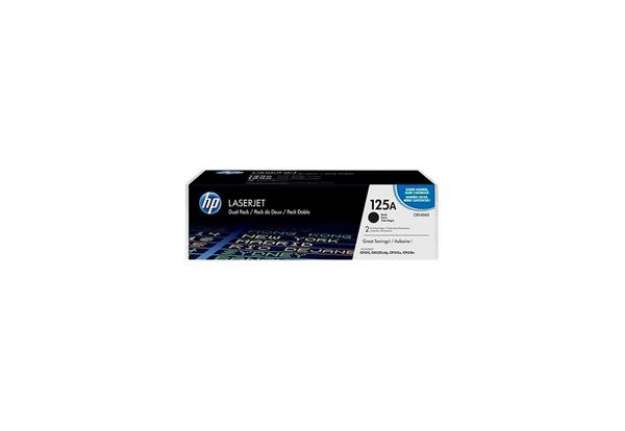 Immagine di Toner 125A HP nero  Conf. 2 - CB540AD