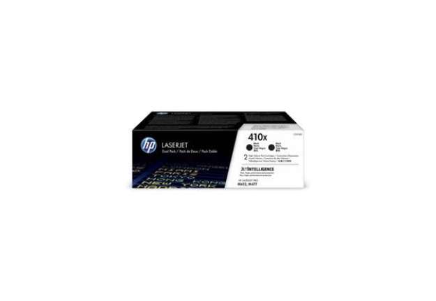 Immagine di Toner alta capacità 410X HP nero  Conf. 2 - CF410XD