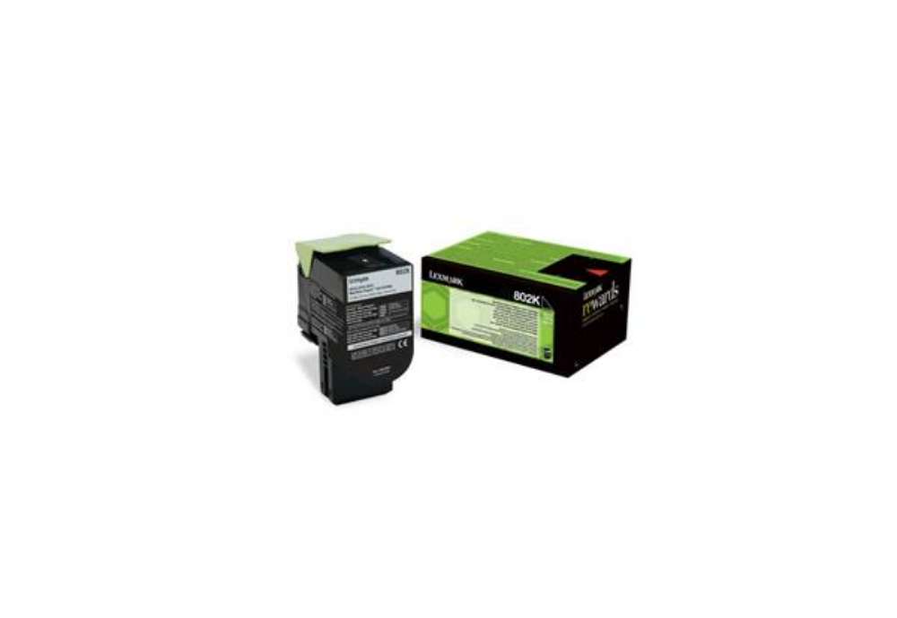 Immagine di Toner return program 802K Lexmark nero  80C20K0