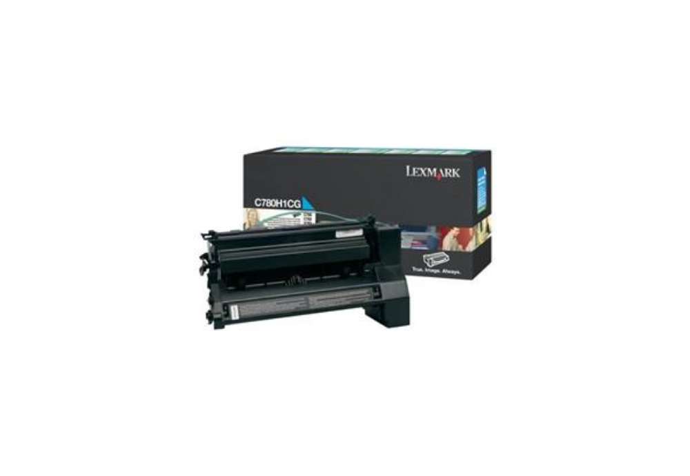 Immagine di Toner alta resa return program Lexmark ciano C780H1CG