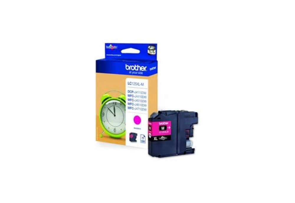 Immagine di Cartuccia inkjet alta resa LC-125 Brother magenta LC-125XLM