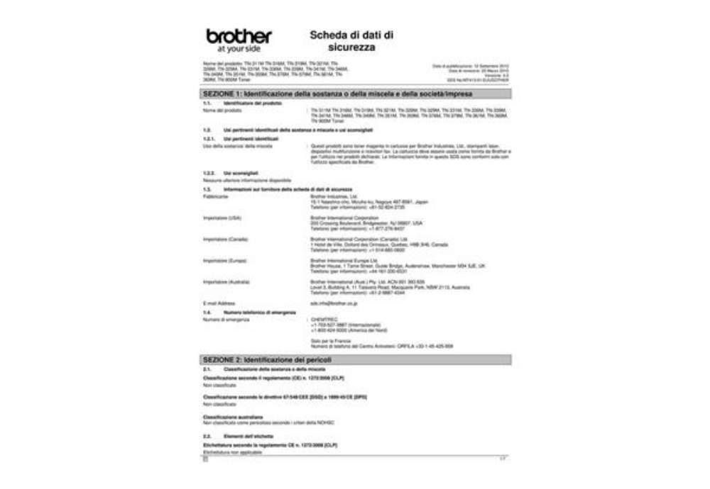 Immagine di Toner alta capacità 328 Brother magenta  TN-326M
