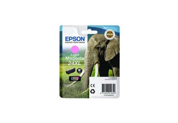 Immagine di Cartuccia inkjet alta capacità Elefante 24XL Epson magenta chiaro C13T24364012