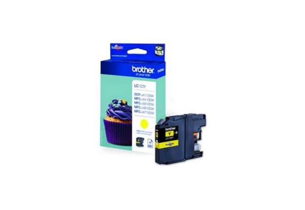 Immagine di Cartuccia inkjet LC-123 Brother giallo  LC-123Y