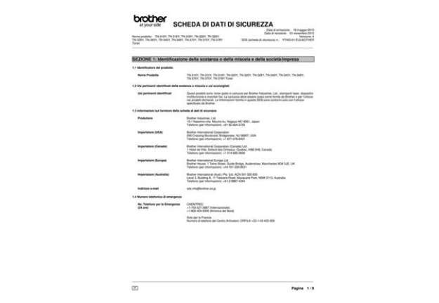 Immagine di Toner 320 Brother giallo  TN-320Y