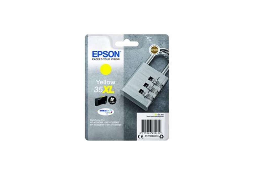 Immagine di Cartuccia inkjet alta capacità Lucchetto 35XL Epson giallo C13T35944010