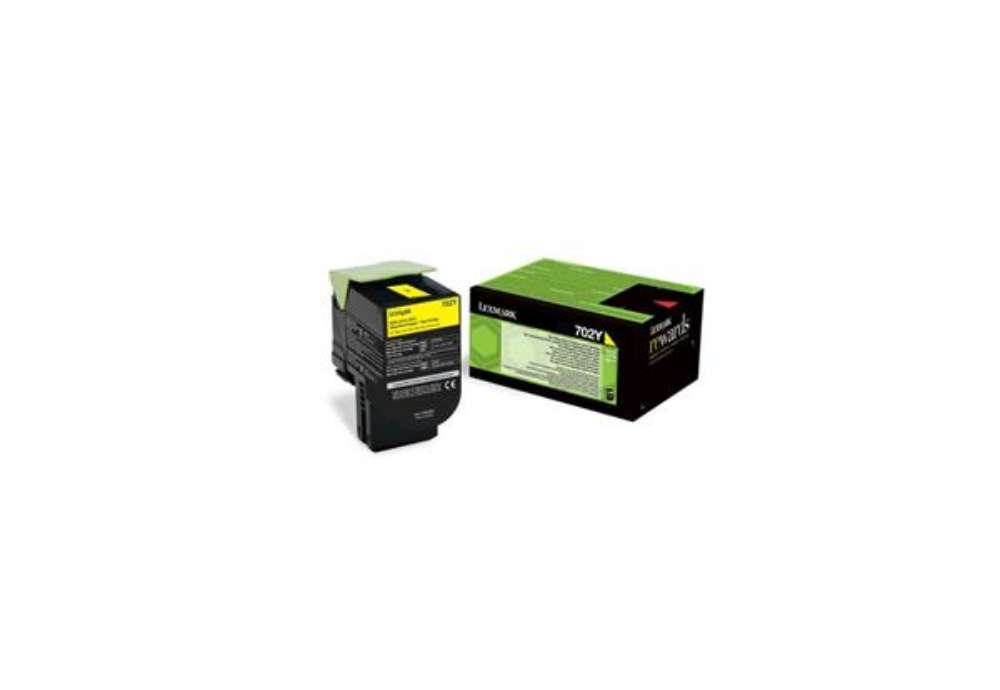Immagine di Toner return program 702Y Lexmark giallo  70C20Y0