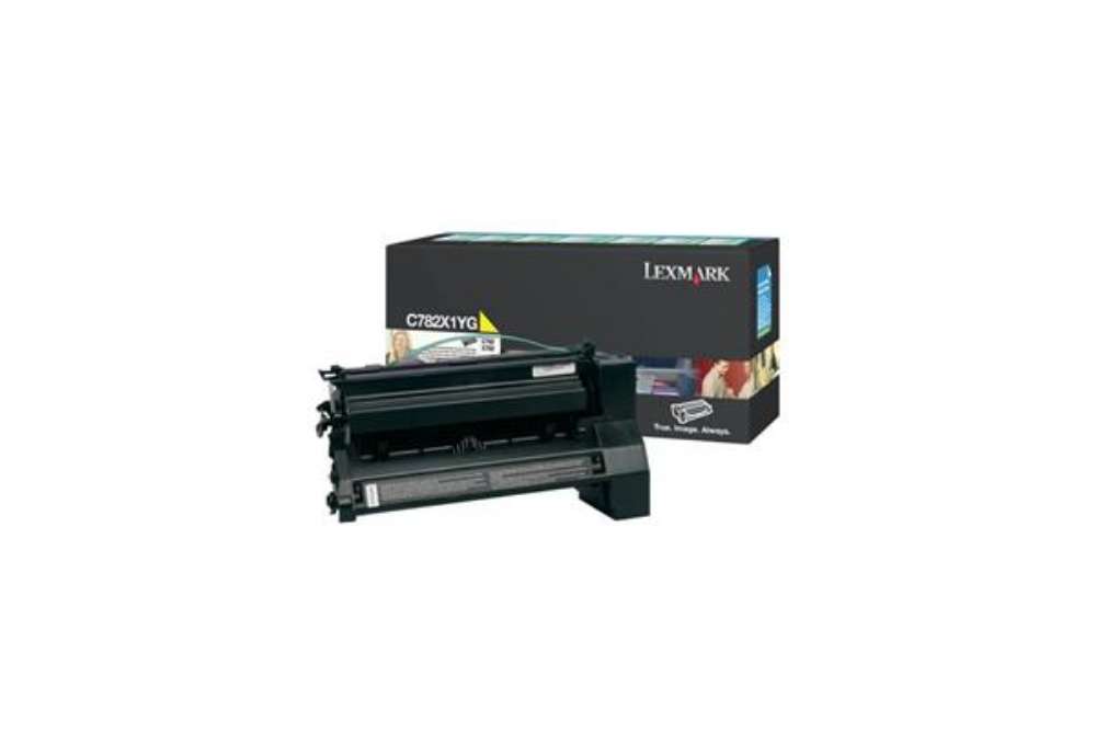 Immagine di Toner altissima resa return program Lexmark giallo C782X1YG
