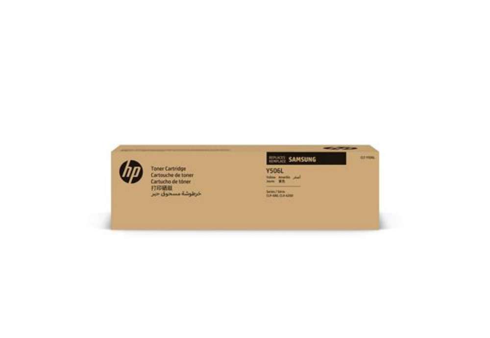 Immagine di Toner alta capacità CLT-Y506L Samsung giallo SU515A