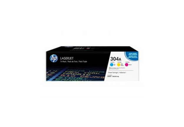 Immagine di Toner 304A HP ciano+magenta+giallo  Conf. 3 - CF372AM