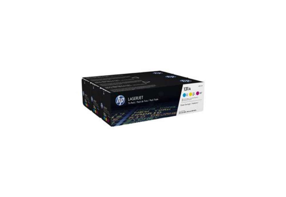 Immagine di Toner 131A HP ciano+magenta+giallo  Conf. 3 - U0SL1AM