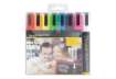Immagine di Pennarelli a gesso liquido Securit® a punta media 2-6 mm assortiti set da 8 - SMA510-V8
