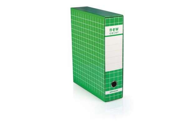 Immagine di Registratore protocollo con custodia BREFIOCART New Color 35x28,5 cm dorso 8 cm verde scuro - 020118