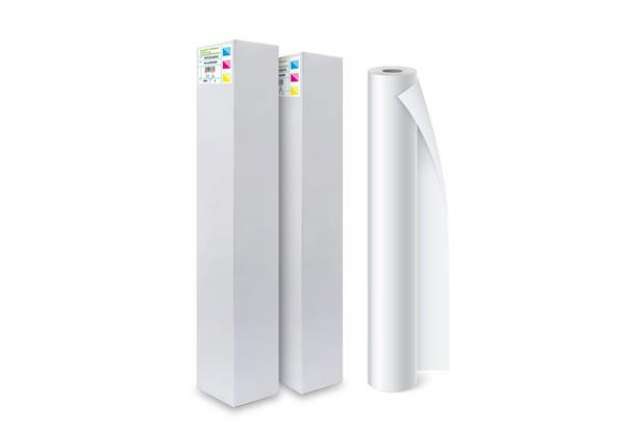Immagine di Rotoli carta plotter Rotolificio Pugliese pura cellulosa opaca Cristal 80 g/mq 91,4 cm x 50 m - conf