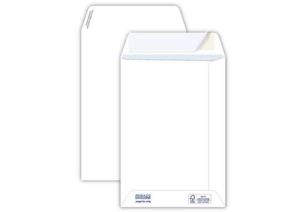 Immagine di Buste a sacco bianche autoad. removibili Pigna Envelopes Competitor strip 80 g/m² 160x230 mm  conf.