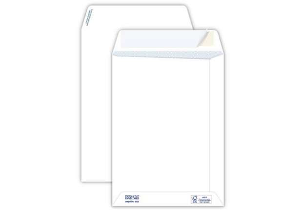 Immagine di Buste a sacco bianche autoad. removibili Pigna Envelopes Competitor strip 80 g/m² 190x260 mm  conf.
