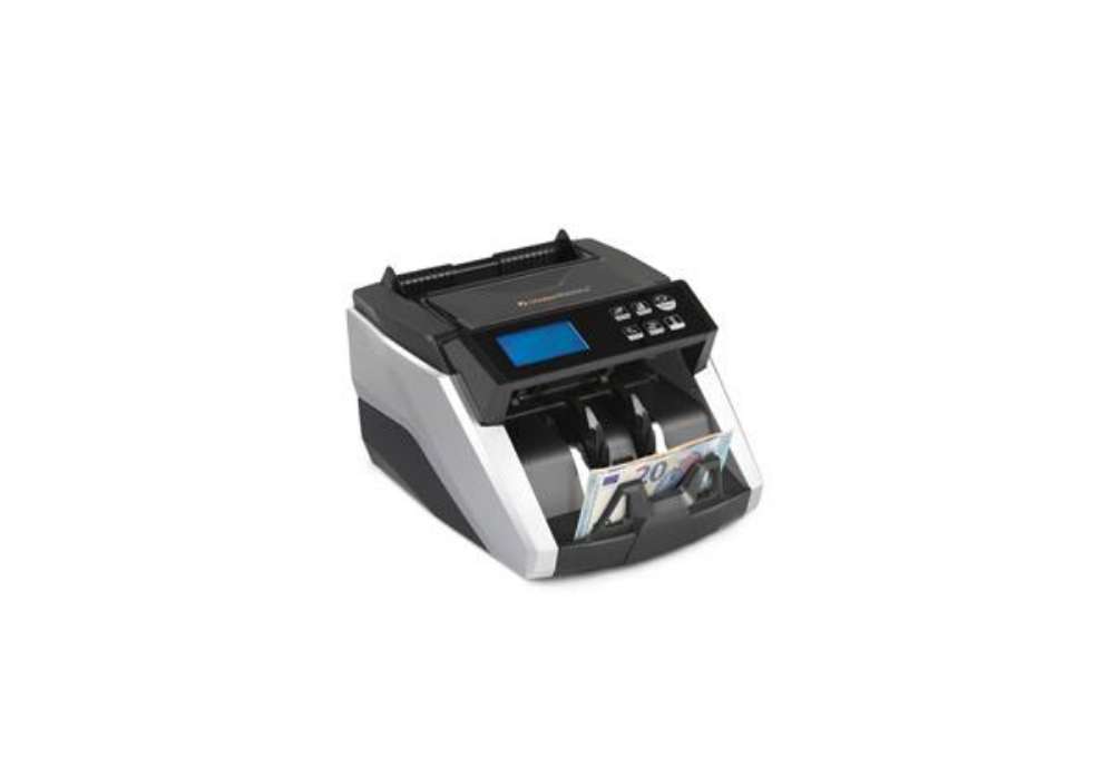Immagine di Conta-verifica banconote HolenBecky HT 6600 nero/silver controlli MG, MT, UV, MULTI IR, DD - 3318