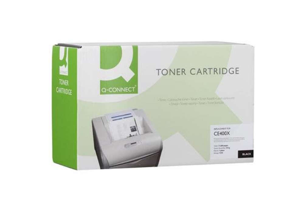 Immagine di Toner Q-Connect rigenerato HP CE400X nero - KF16076