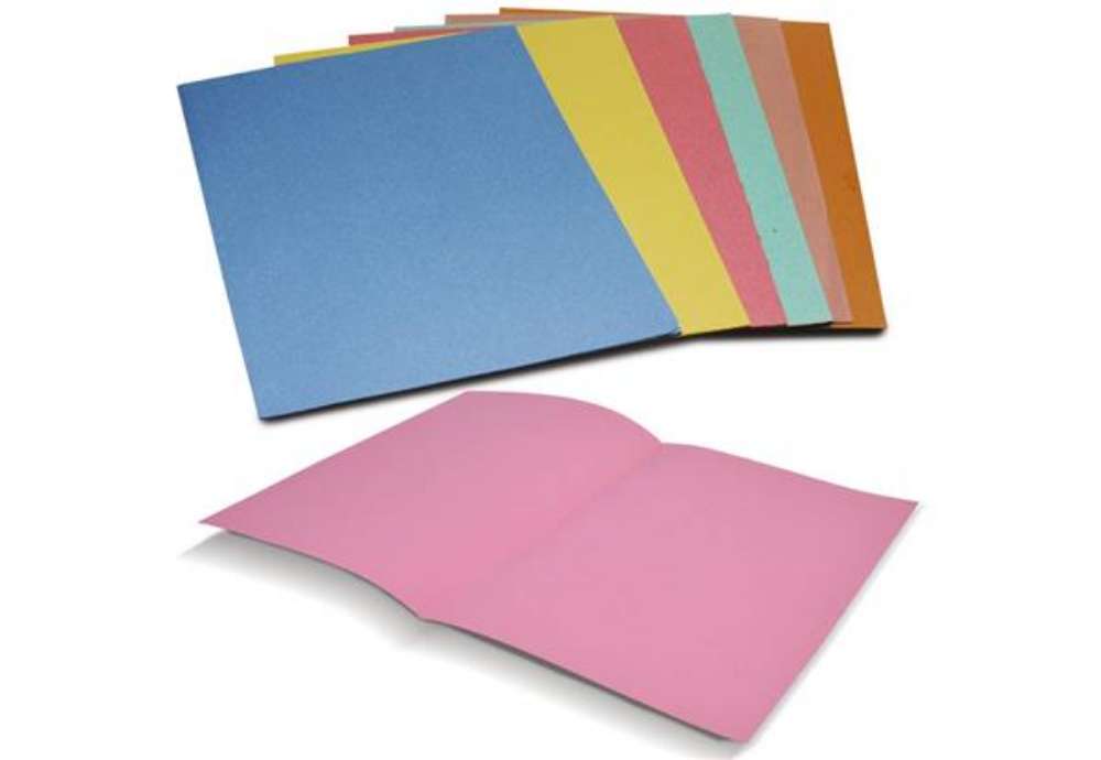 Immagine di Cartelline semplici EURO-CART Cartoncino Manilla 25x35 cm gr. 145 grigio conf. da 100 pezzi - CM01GR