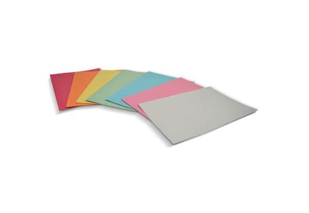 Immagine di Cartelline a 3 lembi EURO-CART Cartoncino Manilla 25x33 cm gr. 145 g/mq rosa conf. da 50 pezzi - CM0