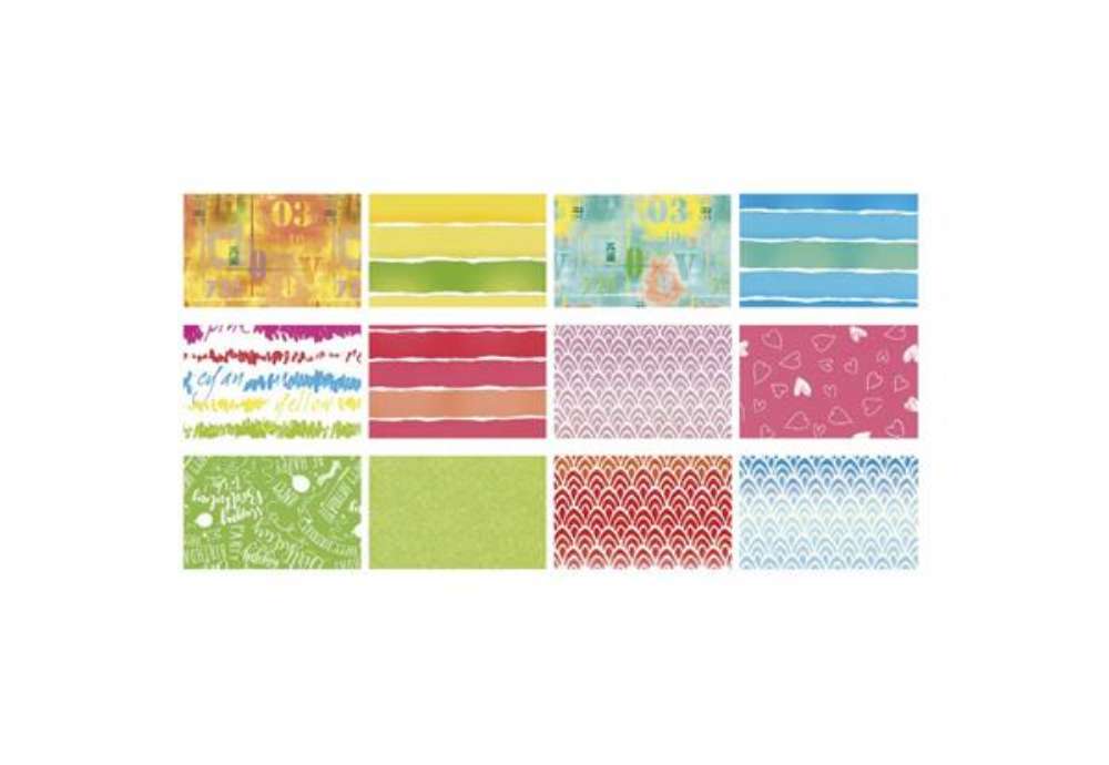 Immagine di Carta regalo piegata Rex-Sadoch Raso Tendenze Fiori 70x100 cm assortiti Conf. 100 pezzi - R4412GEN