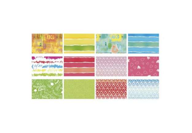 Immagine di Carta regalo piegata Rex-Sadoch Raso Tendenze Fiori 70x100 cm assortiti Conf. 100 pezzi - R4412GEN