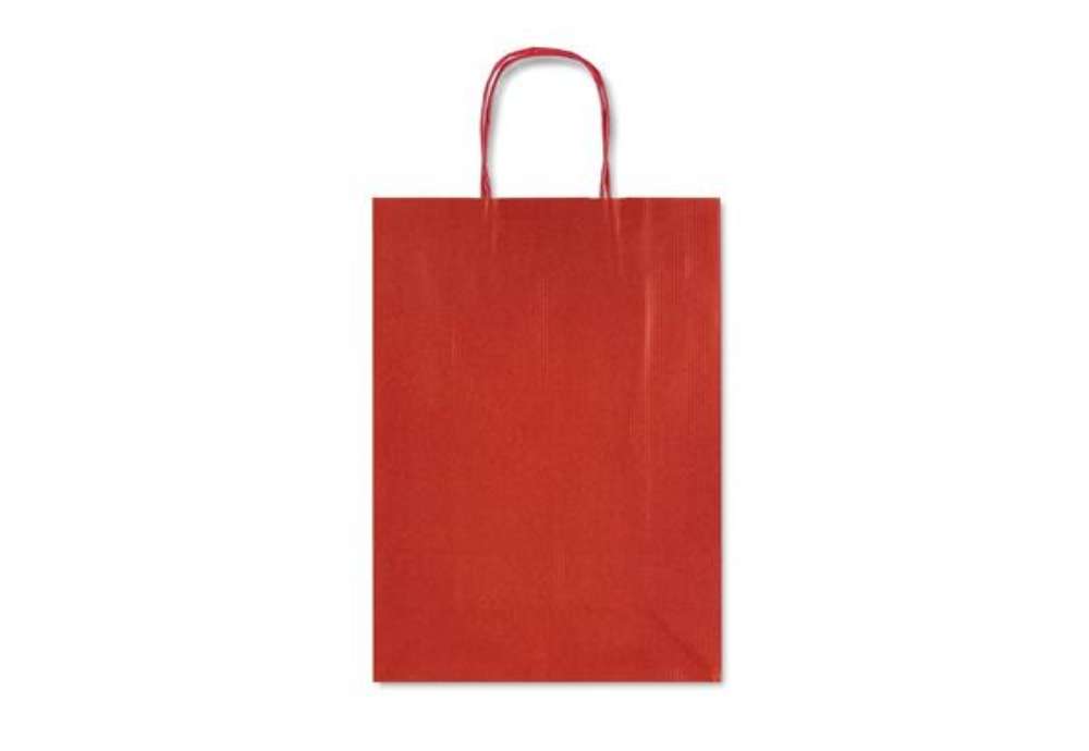 Immagine di Sacchetti da regalo Rex-Sadoch Allegra tinta unita Dark 22x10x27 cm rosso conf. da 25 - SDF22-551
