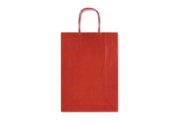 Immagine di Sacchetti da regalo Rex-Sadoch Allegra tinta unita Dark 22x10x27 cm rosso conf. da 25 - SDF22-551