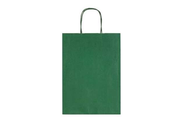 Immagine di Sacchetti da regalo Rex-Sadoch Allegra tinta unita Dark 36x12x41 cm verde conf. da 25 - SDF36-560