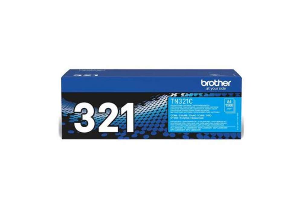 Immagine di Toner standard 321 Brother ciano  TN-321C