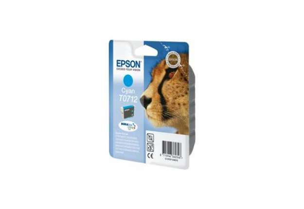 Immagine di Cartuccia inkjet ink pigmentato Ghepardo T0712 Epson ciano C13T07124012