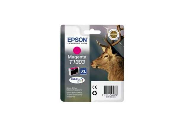 Immagine di Cartuccia inkjet ink pigmentato Cervo T1303 Epson magenta C13T13034012