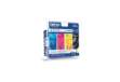 Immagine di Cartucce inkjet alta resa blister 1100 Brother nero+ciano+magenta+giallo Conf. 4 - LC-1100HYVALBP