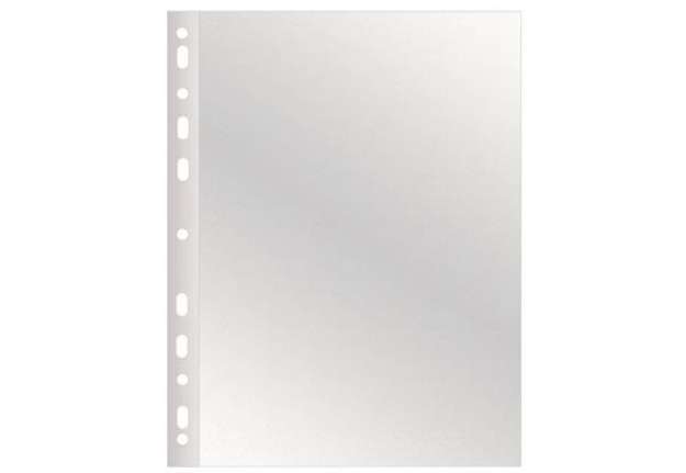 Immagine di Buste a perforazione universale Q-Connect 22x30 cm basso spessore finitura goffrata conf. 50 pz - KF