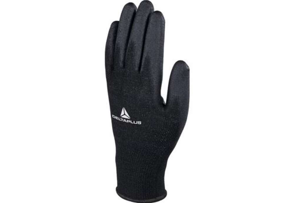 Immagine di Guanti da lavoro in PL riv. di PU sul palmo Delta Plus per uso generico - taglia 9 - DPI Cat. I - co