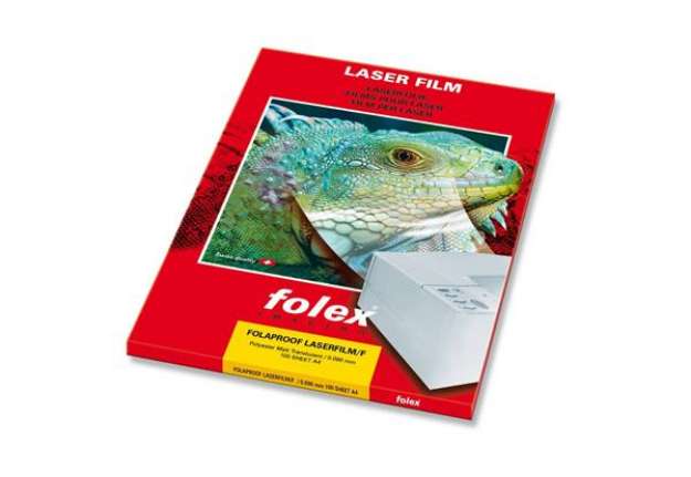 Immagine di Film per laser e copiatrici Folex Folaproof 0,09 mm opaco A4 Conf. 100 pezzi - 09734.090.44000