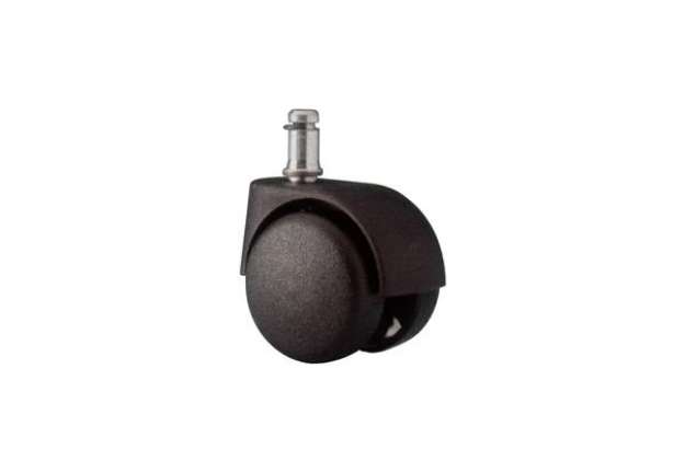 Immagine di Set 5 ruote per sedie Unisit nylon nero ACCRUC5
