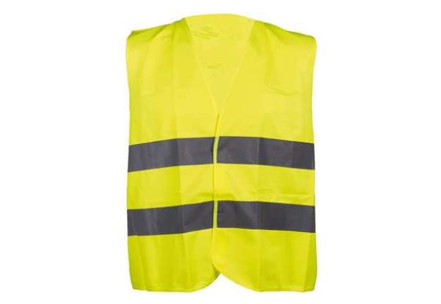Immagine di Gilet catarifrangente Iternet poliestere 125 gr/mq giallo fluo S31235