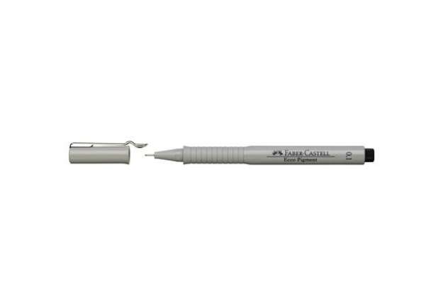 Immagine di Penna punta in fibra Faber-Castell Ecco Pigment 0,1 mm 166199